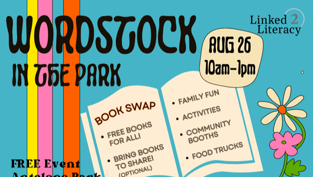 Wordstock in the Park book swap Aug. 26